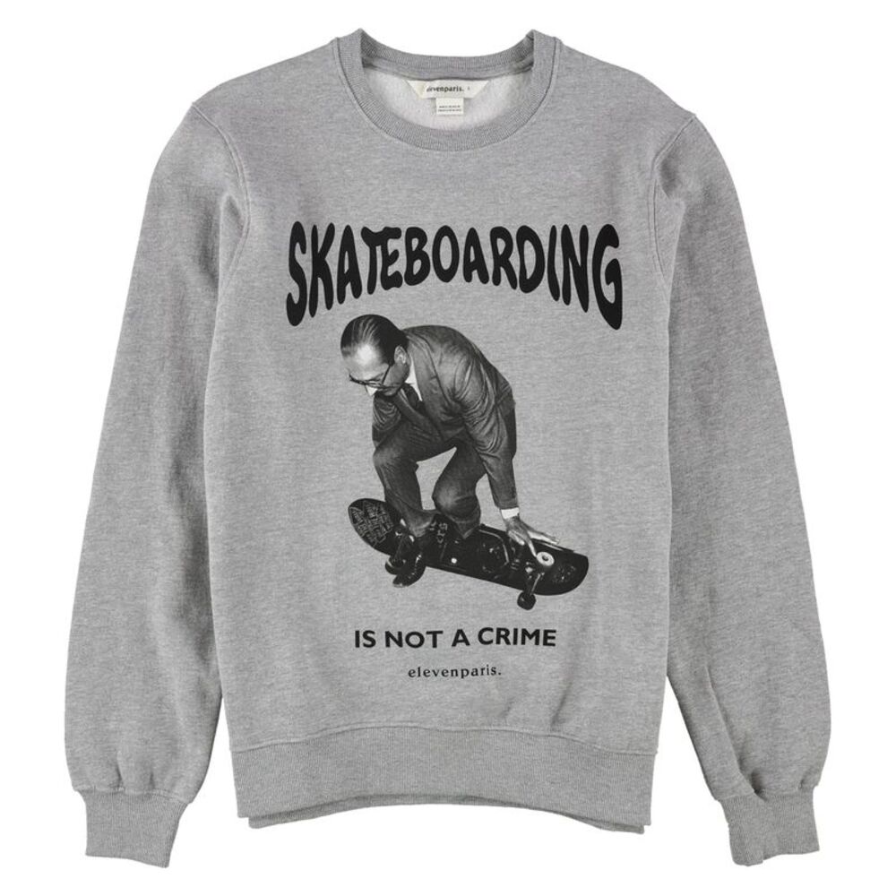 Elevenparis Mens Skateboarding Sweatshirt, NWT
